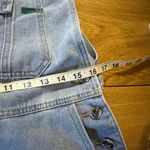 Floral Painted Denim Overalls 🌼 xl Blue Photo 6