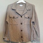 Hippie Rose  Women’s Beige Shirt Jacket Photo 2