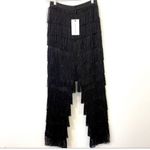 Lavish Lice Lavish Alice NWT Black Tiered Fringe Pants XS Photo 6