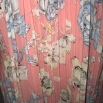 She & Sky Sleeveless Floral Pleated Style with Lace Coral Lavender Dress… Orange Photo 3