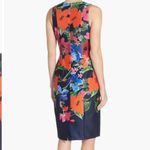 Eliza J Floral Print Sleeveless Scuba
Sheath Dress Photo 9