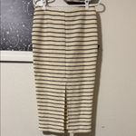 Amanda Uprichard  Black and White Striped Skirt Set Photo 6