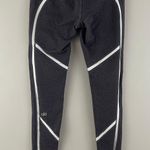 Alo Yoga Heathered Grey White Shimmer Panels Talia Athletic Performance Leggings Photo 5