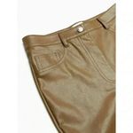 Wilfred Aritzia High Waisted Vegan Leather Charm
Pants Size 0 Brown Stylish Photo 2