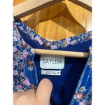 Saylor Women’s  INA Flowy Boho Floral Metallic Maxi Dress Size XS Photo 6