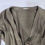 Tularosa  Belted Cardigan in Olive Green Photo 5