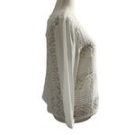 Hinge  Women’s Size Small Embroidered Sheer See Through Shirt Top Blouse #13-29 Photo 1