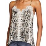 Cami NYC The Racer Charmeuse Snake Tank Top Silk XS Photo 0