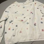 Z Supply  Star Print White Sweatshirt size small Photo 6