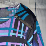 Attention  3/4 sleeve colorful swing dress Photo 2