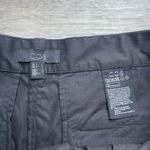 COS Women’s Black Cotton Pants With Side Open Stitching Size 6 Barrel Style Legs Photo 5