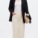 Madewell The Petite Perfect Vintage Wide Leg Crop Jean Vintage Canvas US 26 NWT Photo 0