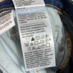 Levi's High Rise Premium 501 Distressed Cropped Straight Jean Market Grammar 29 Photo 8