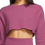 Nike Crop Crew Neck Sweatshirt Photo 2