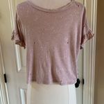 American Eagle Top Distressed Blush XS Crop Photo 3