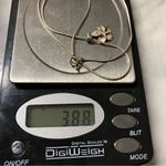 Sterling Silver Pink Stone Plumeria Hawaiian Flower Pendant Necklace 16” Photo 6