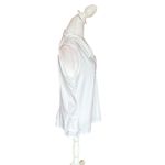 Athleta  Sleeveless Collared Top White Tiered Back Hem V Neck Womens Size 1X Photo 2