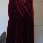 Ali & Jay Red Velvet Dress Photo 1