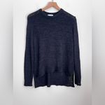 Sabo Skirt  Black Knit Loose Fit Crewneck Pullover Sweater S Photo 1