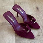 Liliana  Slip On Mule Sandals Jocelyn Size US6 Red Photo 0