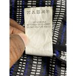 FRNCH  Womens‎ Jacket Blue White Stripe Zip Up Pockets Crew Neck Lined S Photo 5