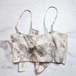Beach Bunny NWT  Snake Print Top Photo 2