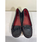 Women's Lauren Ralph Lauren Black Leather Loafers Size 9.5 Photo 1