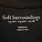 Soft Surroundings  Black Criss-Cross Back Button Down Tunic Shirt, Sz Medium Photo 10