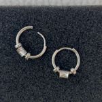 Fashion Cool Small Silver Hoop Earrings for Men Women,Unisex Earrings Photo 2