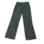 Thalian Wide Leg Pants Size 10 Olive Green Career Business Casual Trousers Photo 2