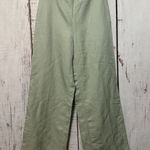 & Other Stories NWT & Other Stories HR Wide Leg Linen Blend Trouser Pants Green Size 6 Photo 0