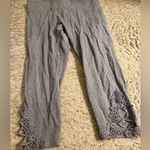 Torrid Grey Signature Waist Crochet Detail Crop Legging - size 1 Photo 1
