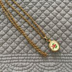 Vintage Sutton Gold Tone Watch Pendant on 30” Rope Chain * EUC Photo 4