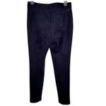 Tommy Hilfiger  Faux Suede Berkeley Ankle Pants Womens 2 Navy Blue Stretch Preppy Photo 2