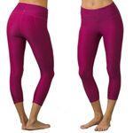 prAna  Misty Capri Size XS Grapevine Geo Legging Purple Mid Rise Tights Yoga Photo 0