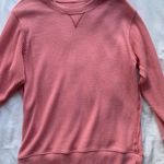 Aerie Pink Waffle Knit Sweater Photo 0