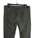 Vince  ladies army green distressed 5 pocket skinny jeans size 28 Photo 8
