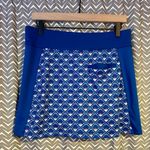 PGA Tour  Blue Pink Geometric Diamond Active Golf Skort, Size M Photo 3