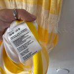 Bogner Fire + Ice Yellow White Stripe Tank Dress Size M 100% Cotton Pockets Size M Photo 7