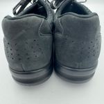 SAS Black Nubuck Leather Lace Up Walking Shoes Comfort 10N Orthopedic Size 10 Photo 5