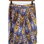 Tory Burch Jemima Tribal Print Tulip Linen Skirt Photo 4