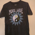 Mighty fine  black More love graphic t-shirt size womens small Photo 0