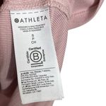 Athleta  Relaxed Tee Women’s Size Small Smoked Mauve Rose Asymmetric Hem T-Shirt Photo 6