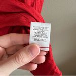 ✨ Beacon Apparel Women’s Red Orange Ruffle Top Medium Photo 6