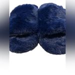 Fabletics  Faux Fur Slipper
Slides Royal Blue Size 8 Photo 2