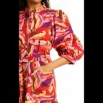 Farm Rio Banana Juice Balloon Sleeve Cotton Dress Photo 4