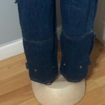 Torn By Ronny Kobo  Women's Blue Cargo Jeans Photo 11