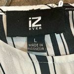 Iz Byer  Striped Cold Shoulder Blouse Large Photo 9