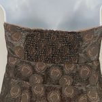 Moulinette Soeurs Strapless Babydoll Dress Sz 6 Jacquard Metallic Y2K Holiday Photo 7