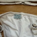 Valery Blu White Eyelet Bikini with Floral Beading Detail Size S NEW WITHOUT TAG Photo 8